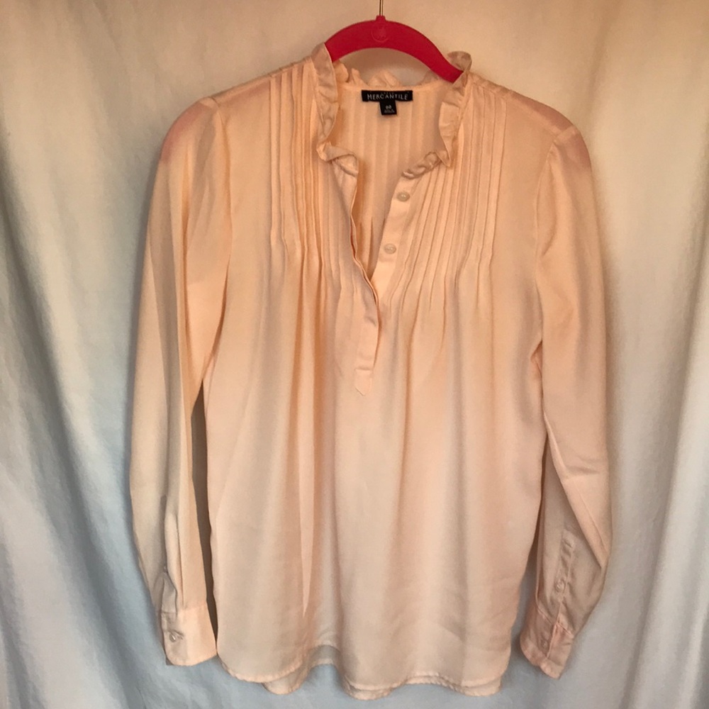 J Crew Blush Ruffled Blouse (BUY 3 GET 1 FREE!)*
